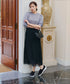 【安田美沙子さん着用】キャンバスリボンスリッポン
